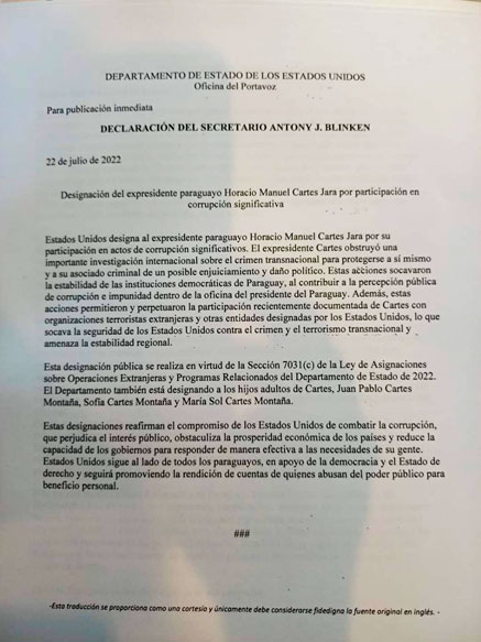 Horacio Cartes es corrupto y antidemocratico 2
